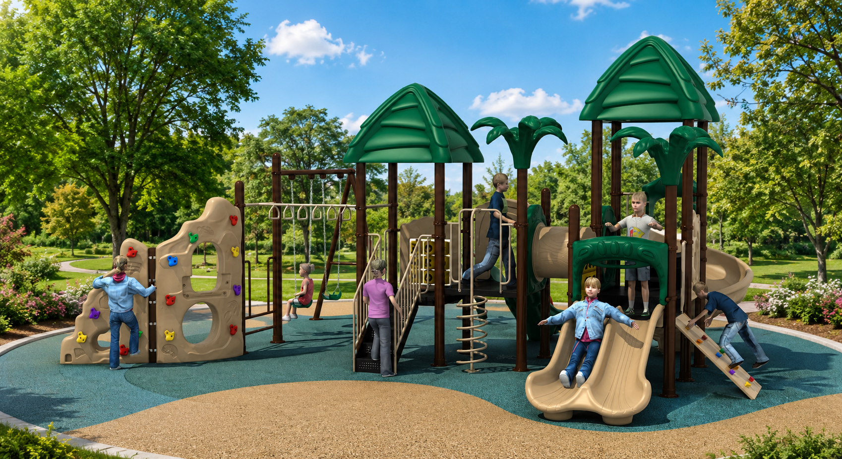 Standard Outdoor Playground Equipment
