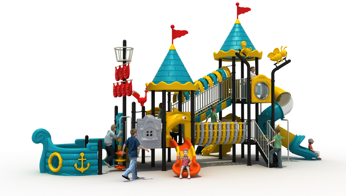 HD002 commercial pirate ship playground equipment