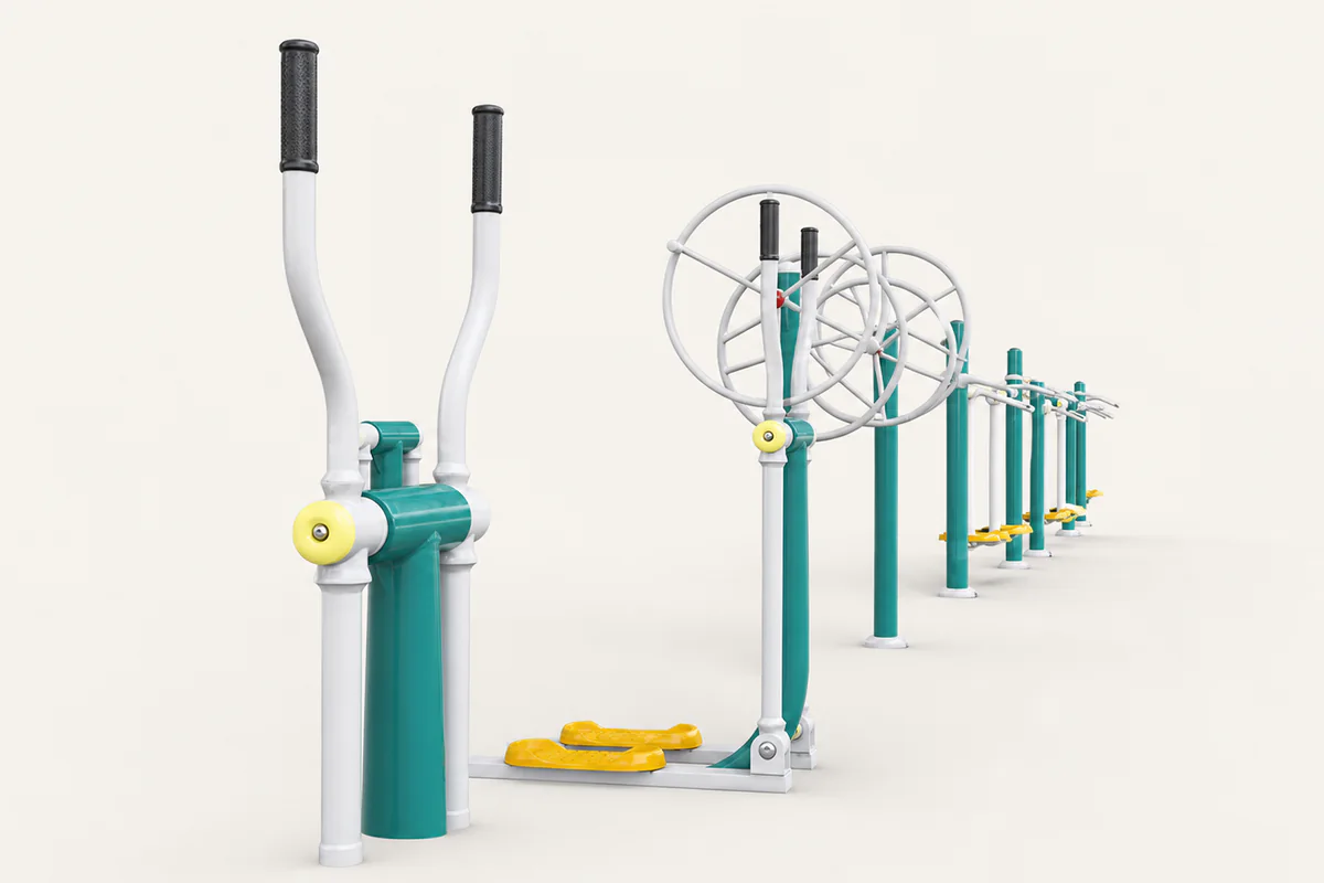 Commercial outdoor fitness equipment