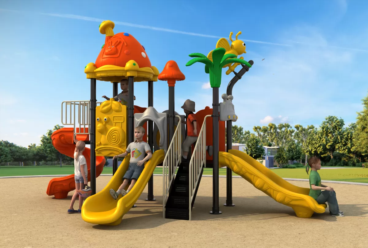 Mushroom Kingdom Compact Playground Equipment