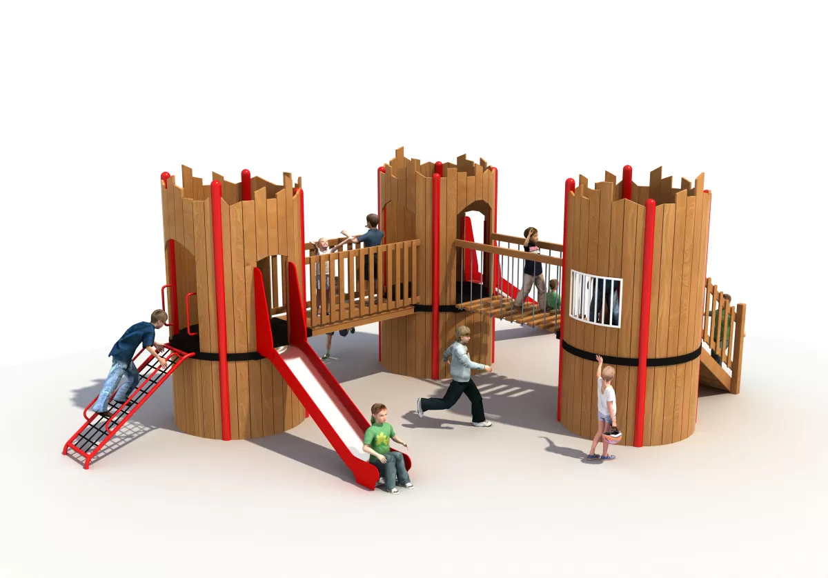Wood vs. Plastic Commercial Playgrounds: Which is Best for Your Project? | ZZRS
