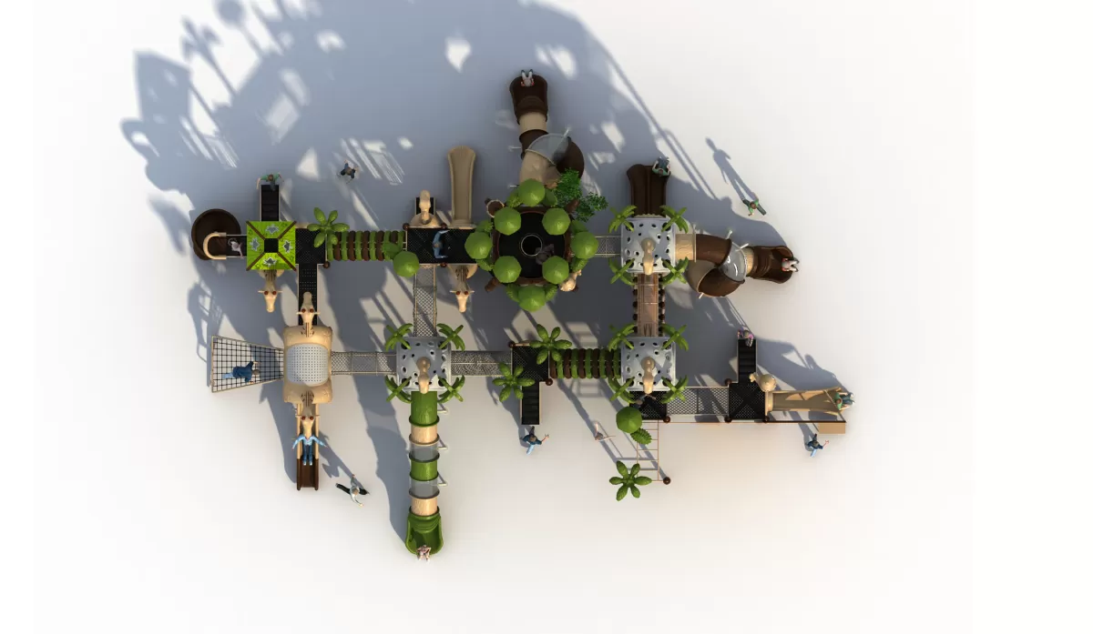 Commercial Jurassic Dinosaur Theme Playground Equipment