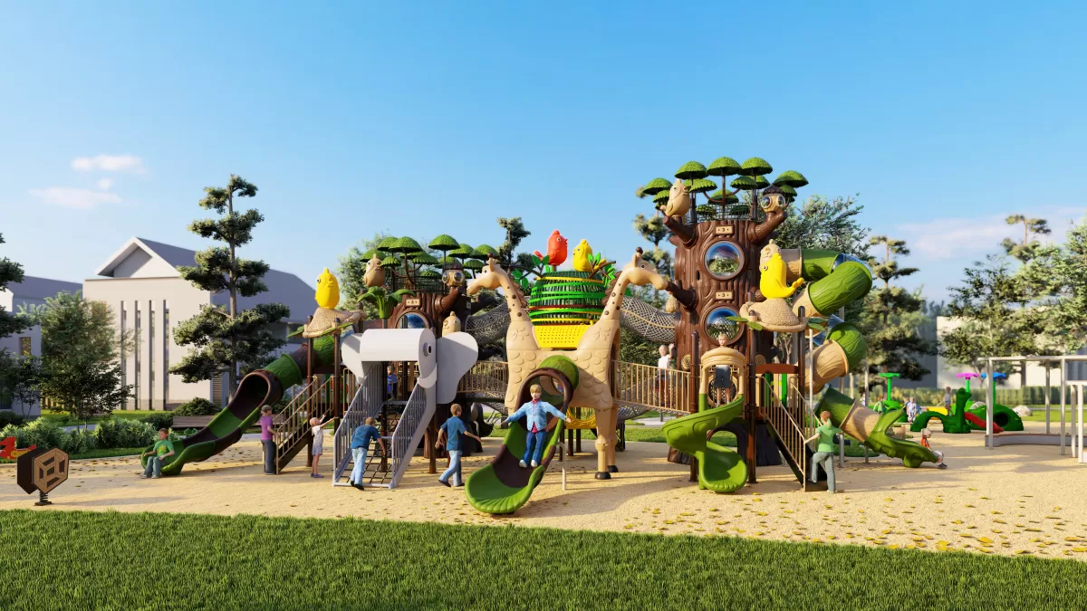 Prehistoric Safari & Dino-Themed Mega Playsets for Parks and Zoos | Factory Direct