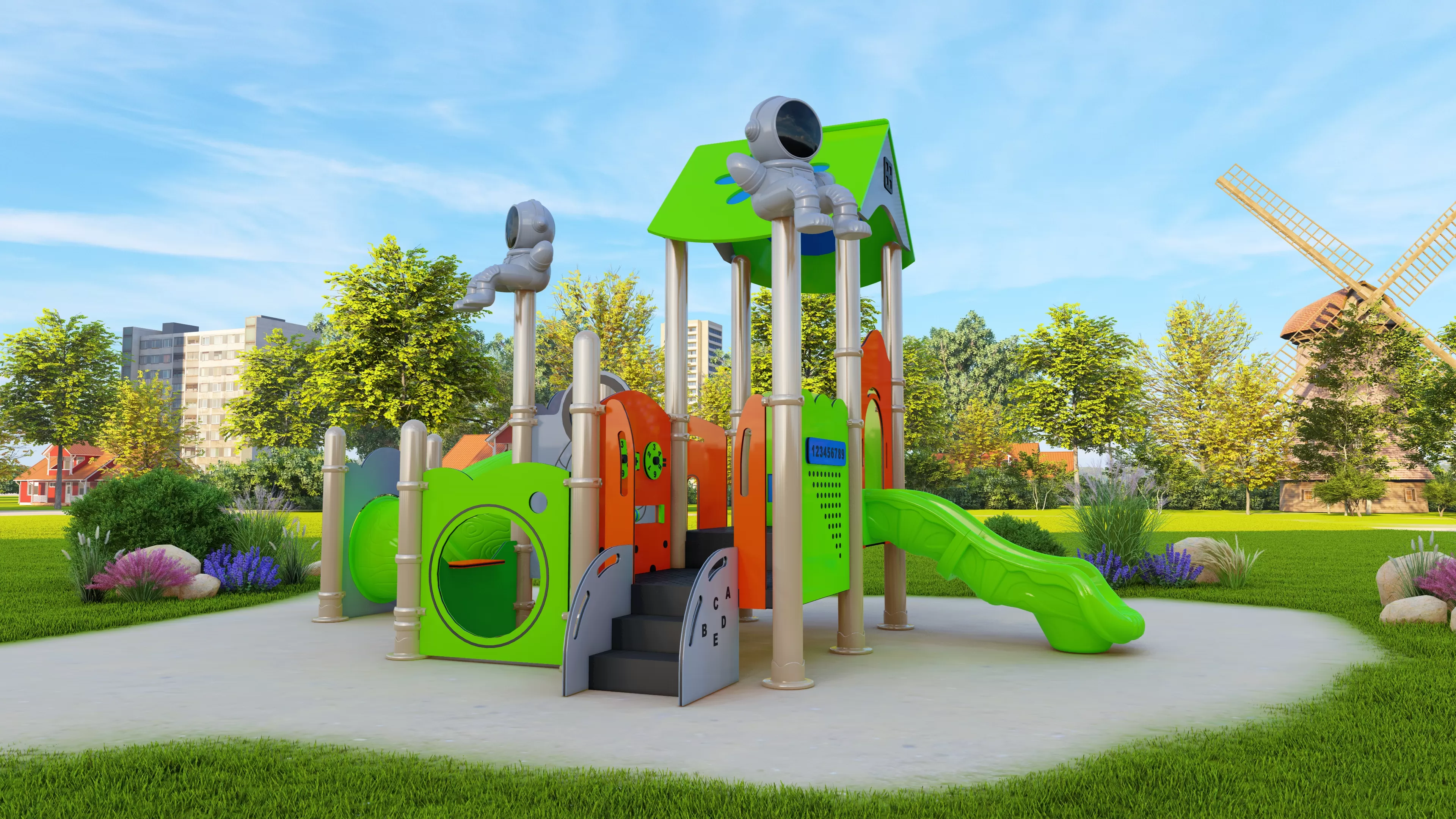 Custom Commercial Playground & Fitness Equipment