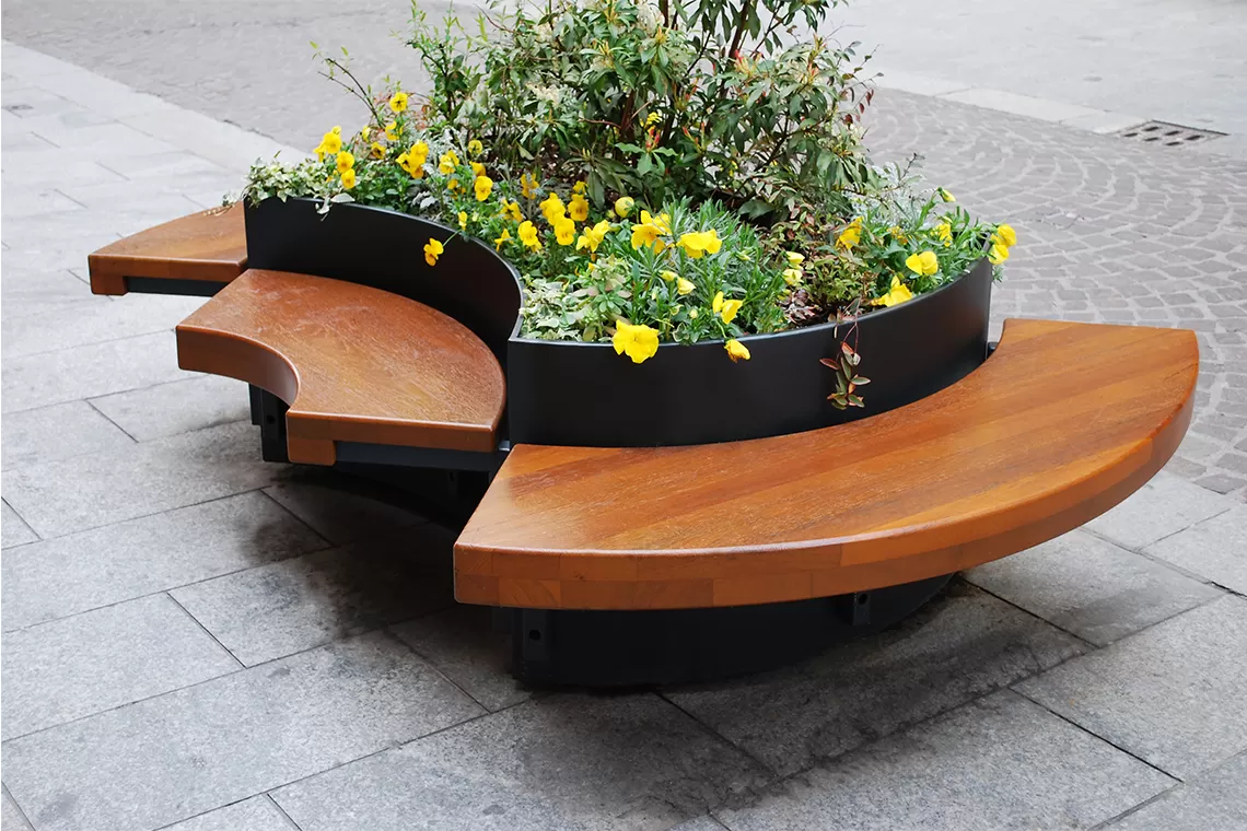 Plastic Wood Park Benches