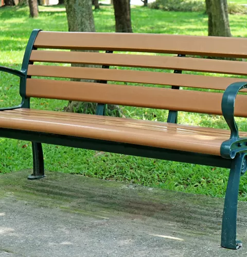 Plastic Wood Park Benches
