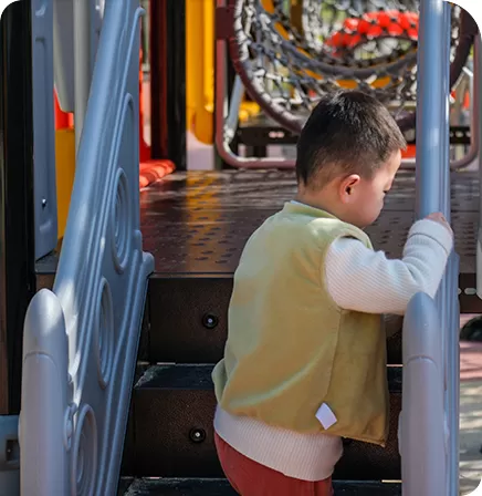 Slide Platform and Access Stairs